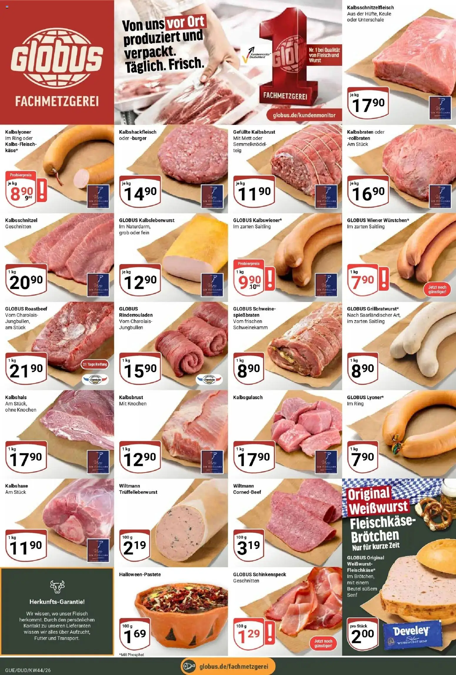 Vorschau von dem Prospekt des Geschäftes Globus, gültig ab dem 26.10.2026