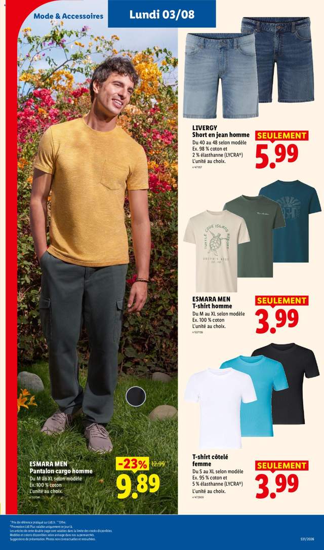 Nouveau catalogue Lidl à partir du 30/07
