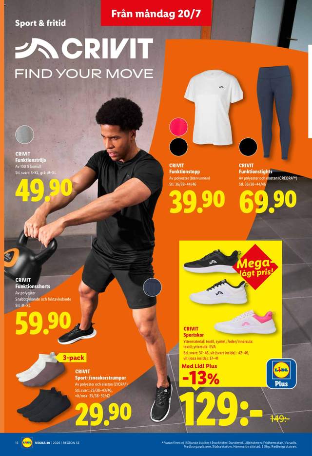 Nytt Lidl reklamblad från 20/07