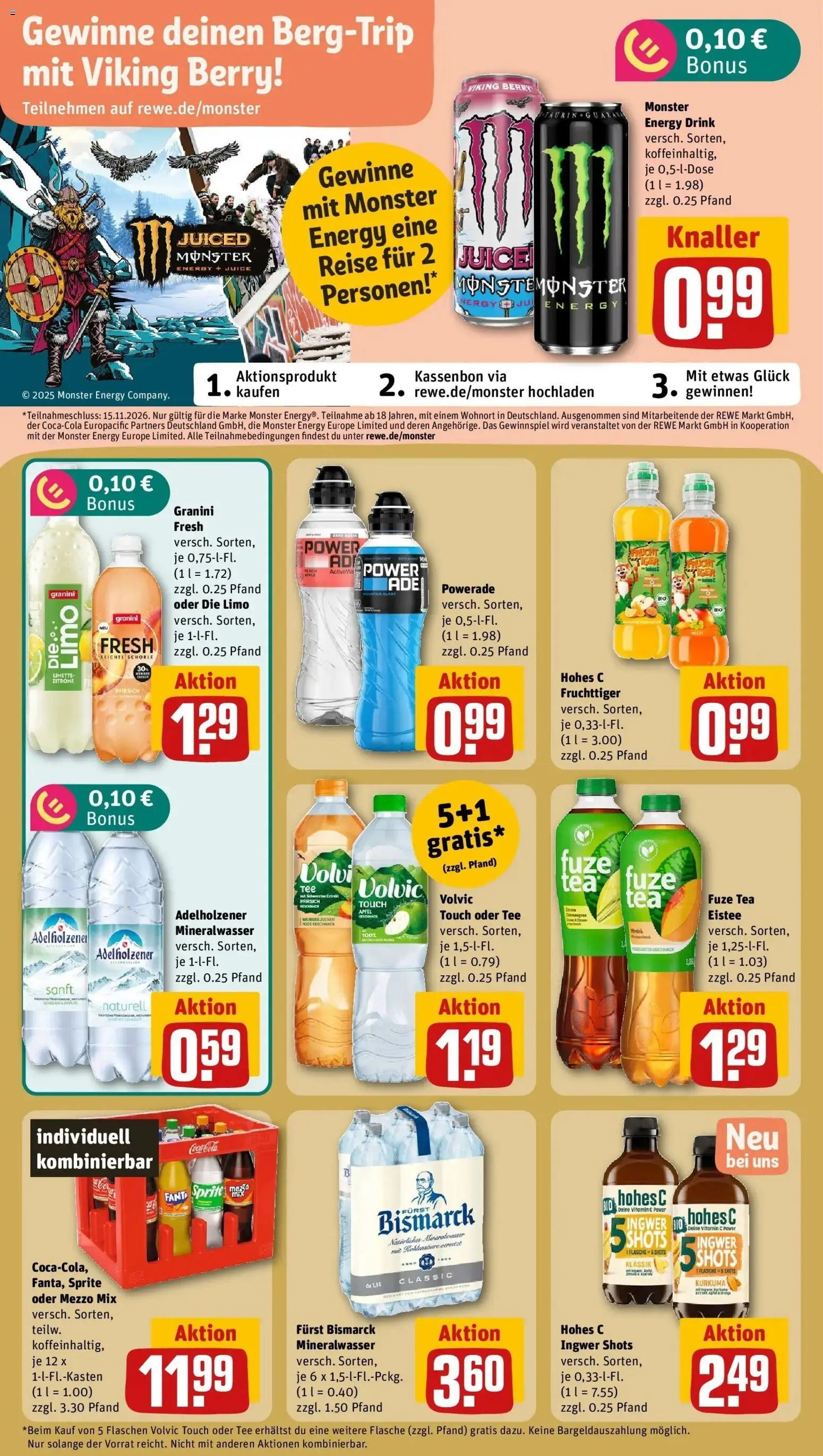 Vorschau von dem Prospekt des Geschäftes Rewe, gültig ab dem 26.10.2026