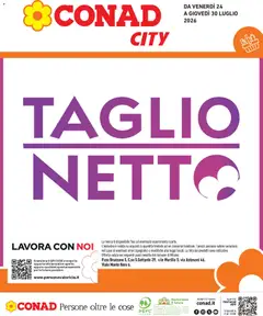 Anteprima dell'opuscolo Conad volantino City Lombardia dal negozio Conad valido da 24/07/2026