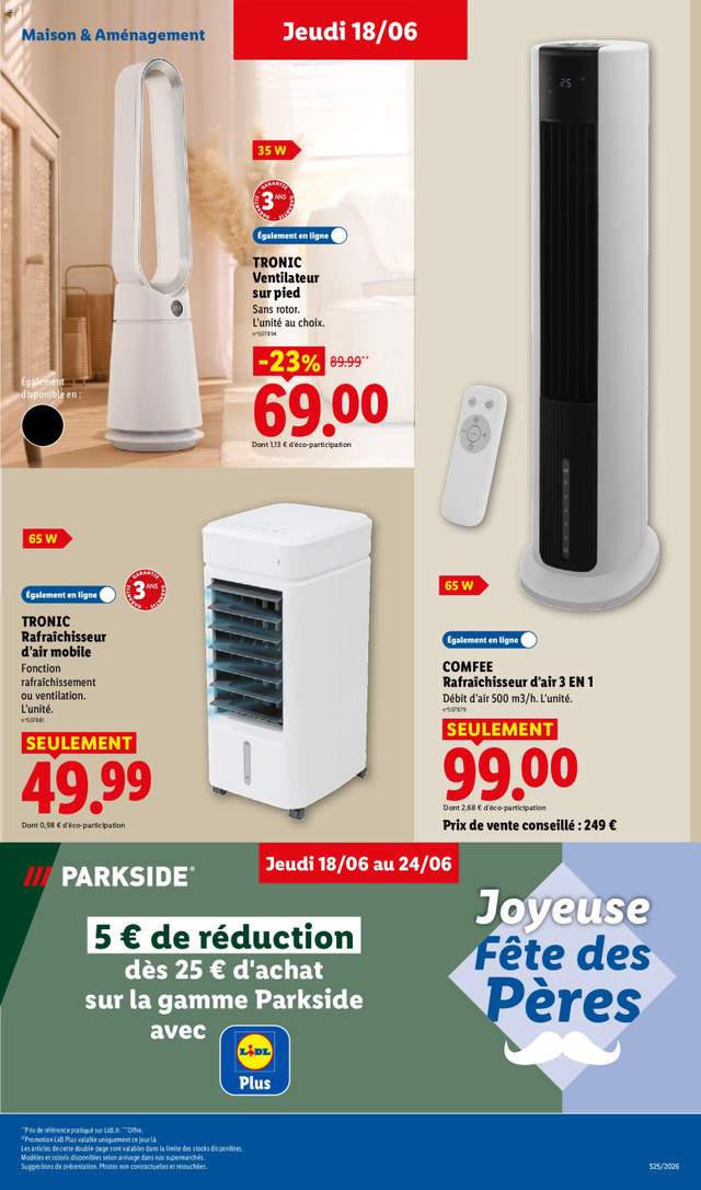 Nouveau catalogue Lidl à partir du 18/06