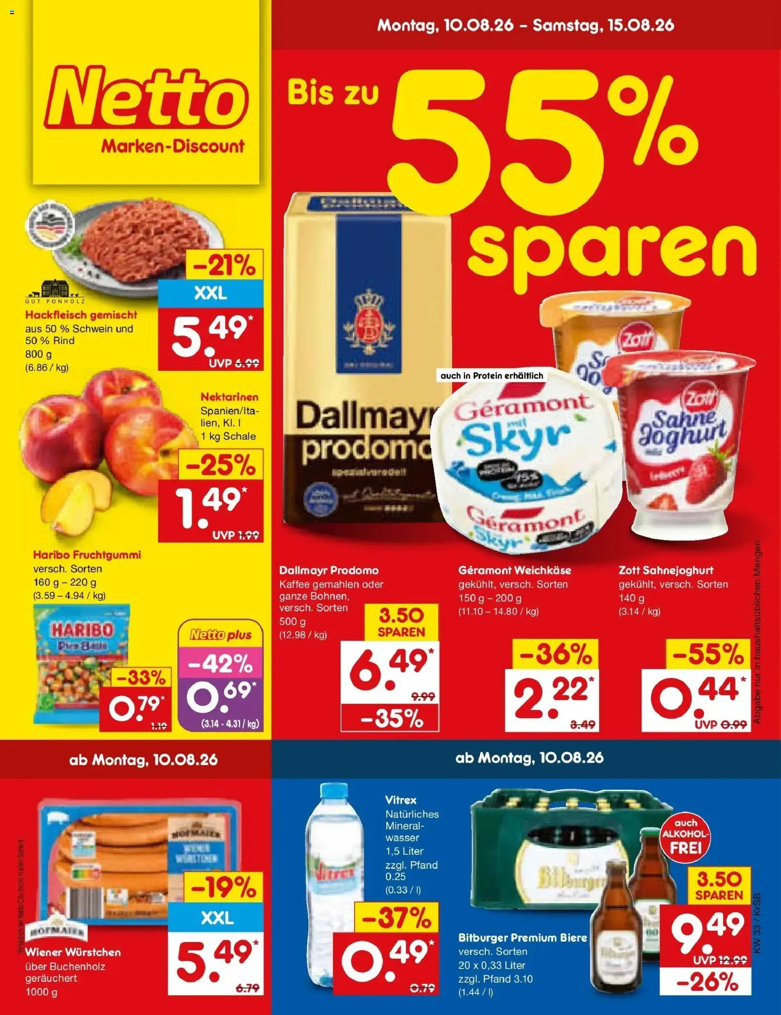 Vorschau von dem Prospekt des Geschäftes Netto Marken-Discount, gültig ab dem 10.08.2026