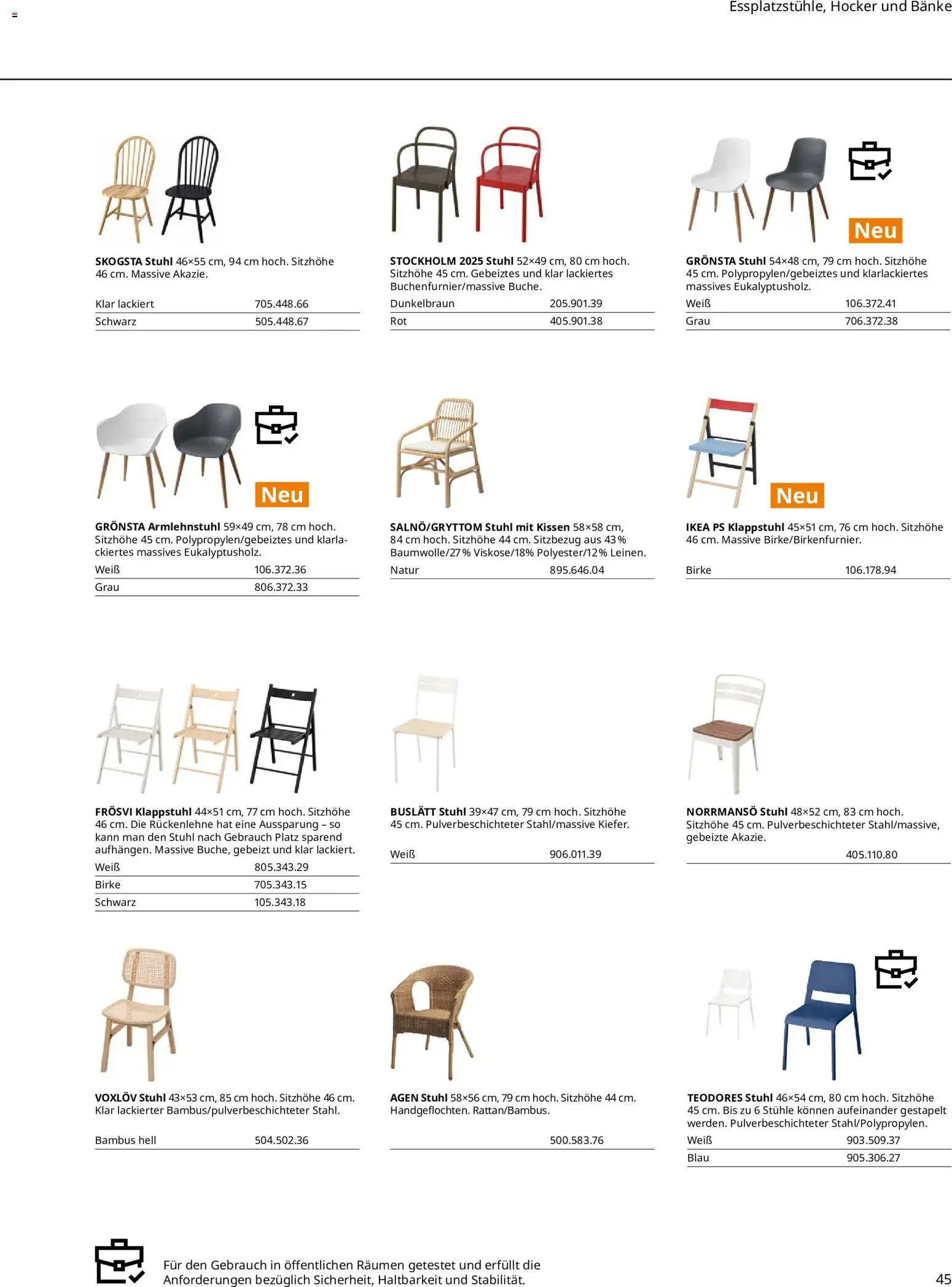 Vorschau von dem Prospekt des Geschäftes Ikea, gültig ab dem 11.09.2026 - Kissen, Stuhl, Hocker