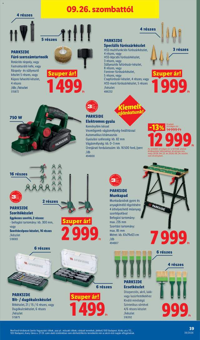 Új Lidl akciós újság 09.24.