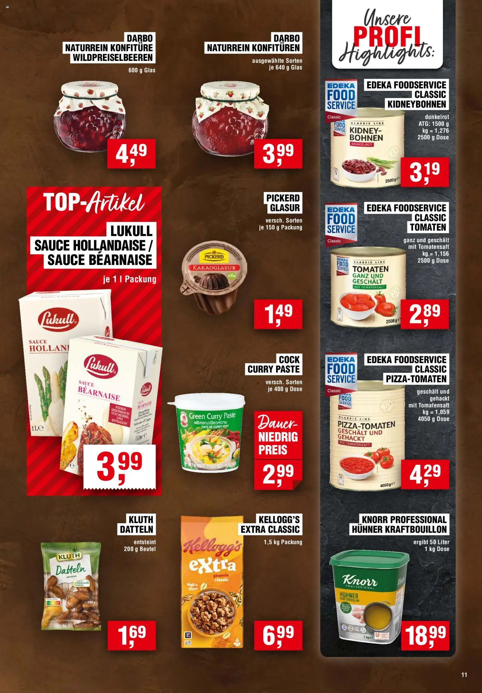 Vorschau von dem Prospekt des Geschäftes Handelshof, gültig ab dem 05.11.2026 - Kellogg's, Tomaten, Knorr