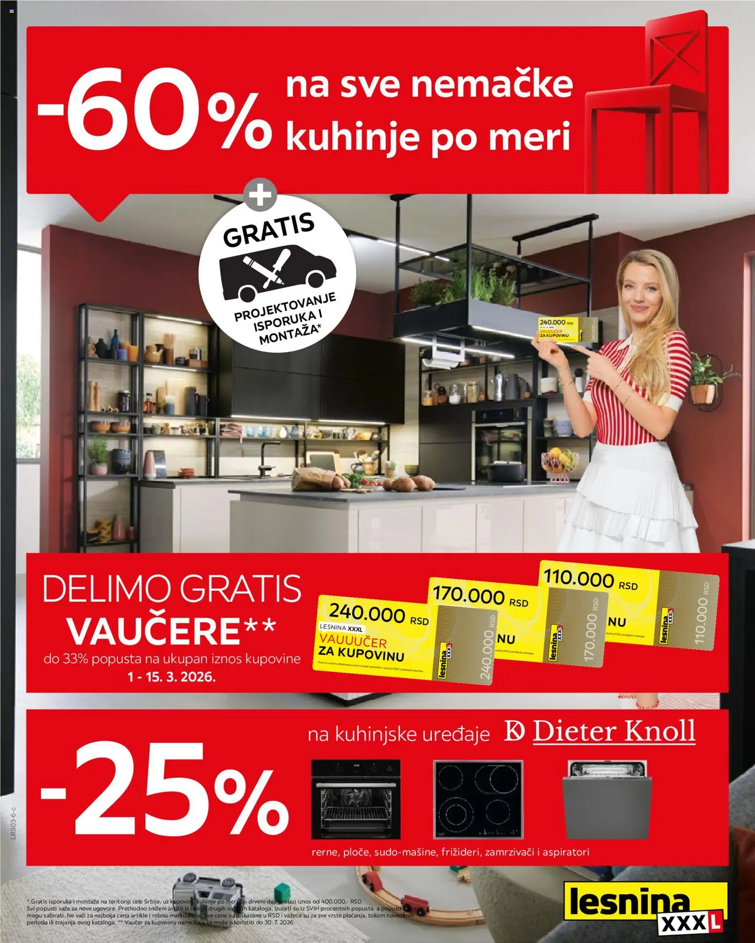 Pregled Lesnina XXXL kataloga - važi od 01.03.2026 - Bosch, Usisivač