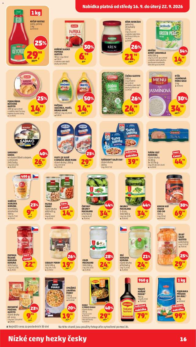 Nový Penny Market leták od 16.09.