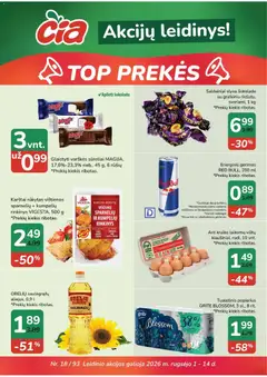 ČIA MARKET parduotuvės leidinio ČIA MARKET leidinys galiojančio nuo 2026.09.01 peržiūra