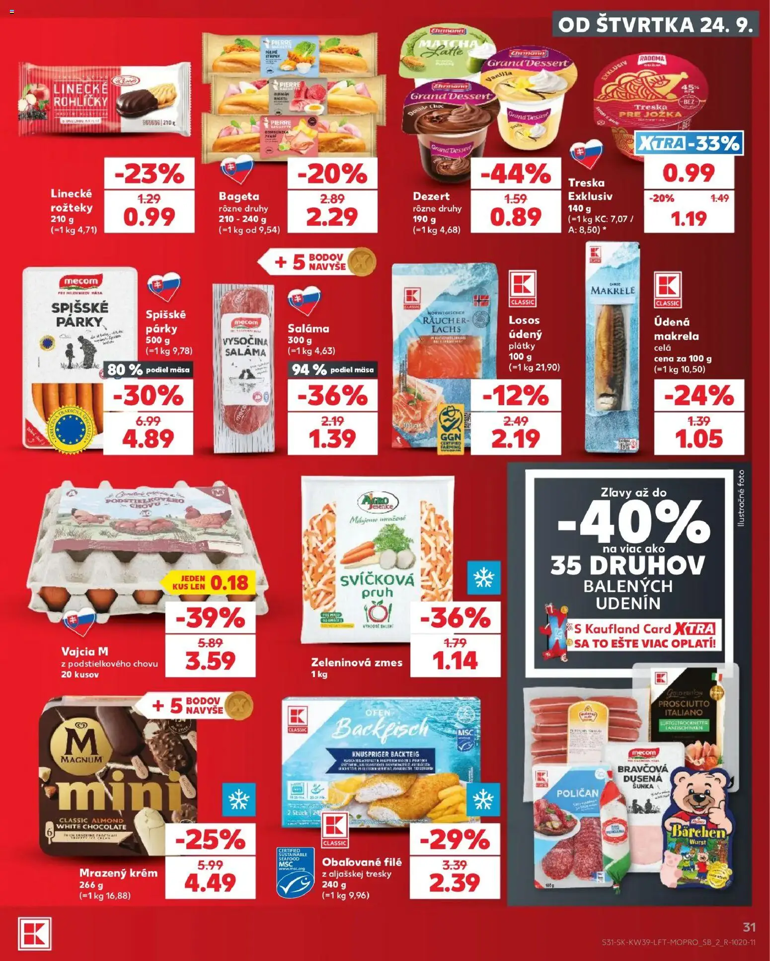Náhľad Kaufland letáku platného od 24.09.2026