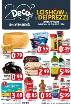 Anteprima dell'opuscolo Decò volantino Supermercati Lazio dal negozio Decò valido da 08/06/2026