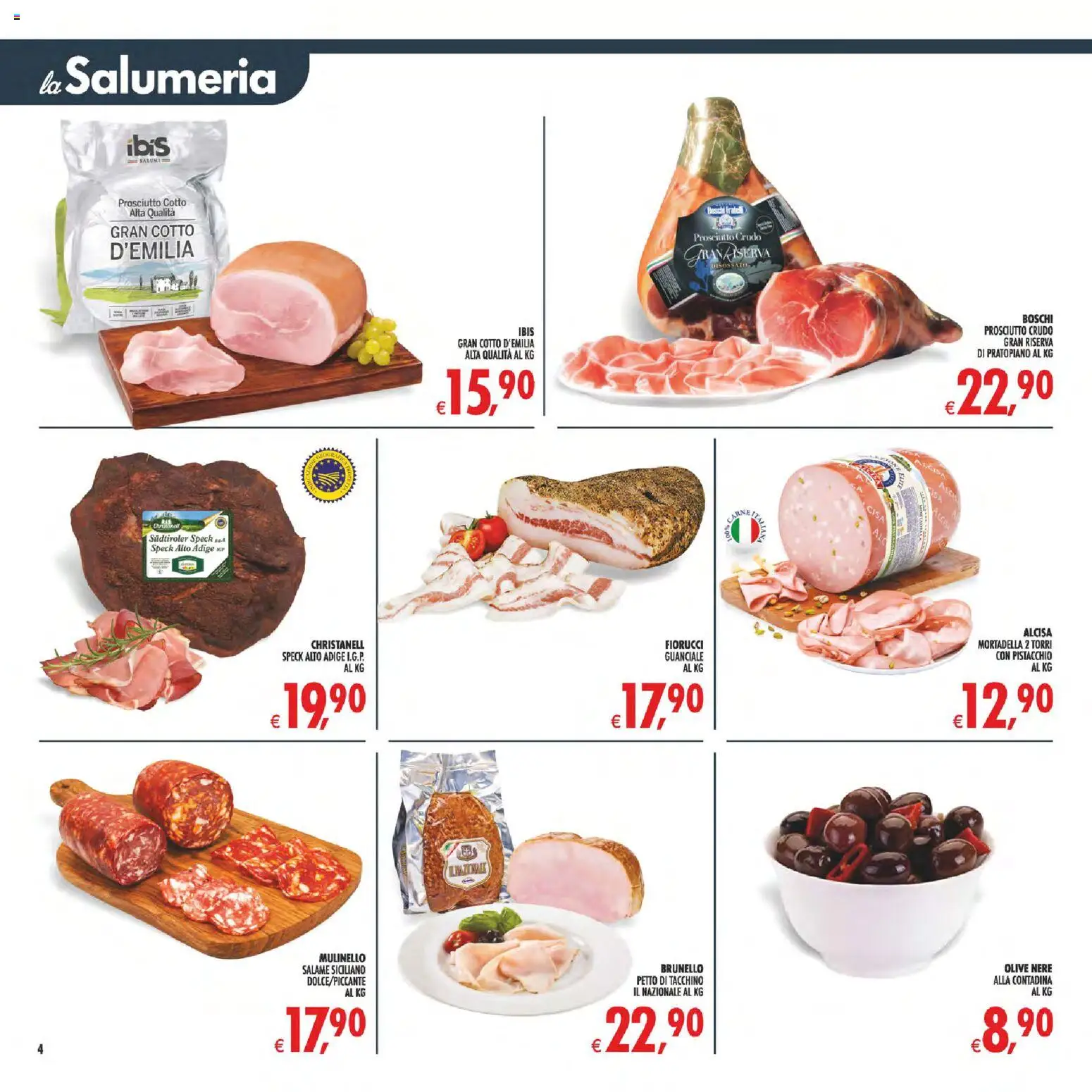 Anteprima dell'opuscolo Decò volantino Maxistore, Supermercati Lipari dal negozio Decò valido da 01/09/2026 - Tacchino, Mortadella, Guanciale, Prosciutto Crudo, Prosciutto, Prosciutto Cotto, Salame, Petto di tacchino