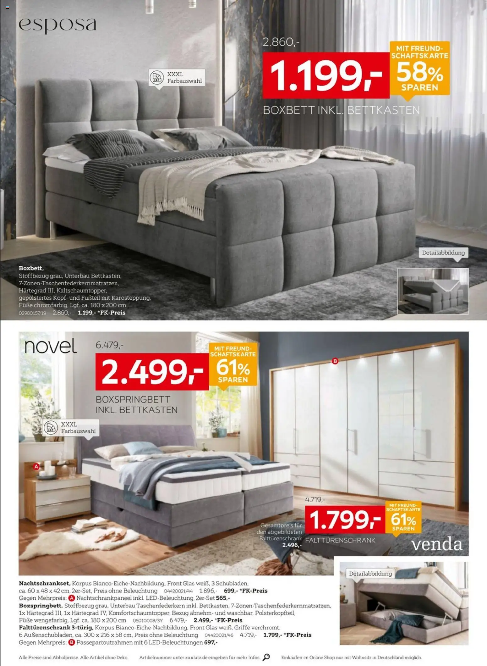 Vorschau von dem Prospekt des Geschäftes XXXLutz, gültig ab dem 24.10.2026 - Boxspringbett