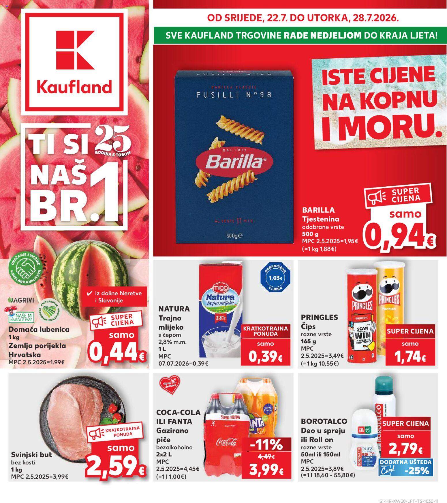 Novi Kaufland katalog od 22.07.