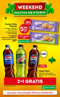 Pogląd gazetki "Żabka gazetka - Weekendowe promocje" ze sklepu Żabka ważnej od 30.10.2026