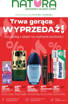 Pogląd gazetki "Drogerie Natura gazetka" ze sklepu Drogerie Natura ważnej od 21.07.2026