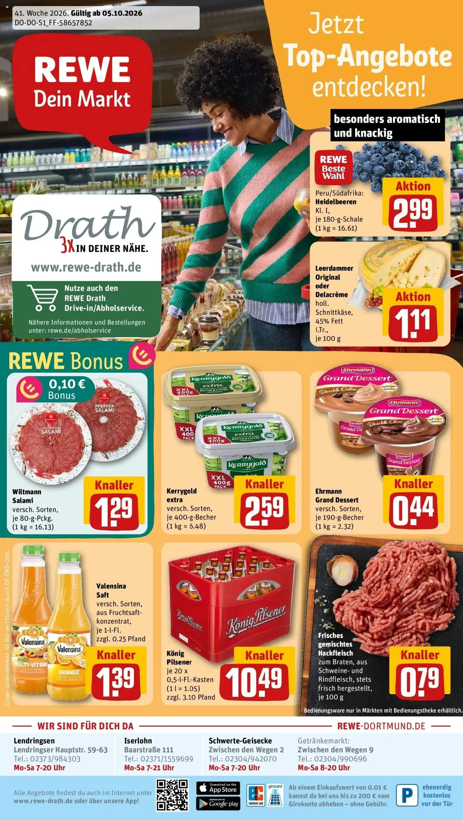 Vorschau von dem Prospekt des Geschäftes Rewe, gültig ab dem 05.10.2026
