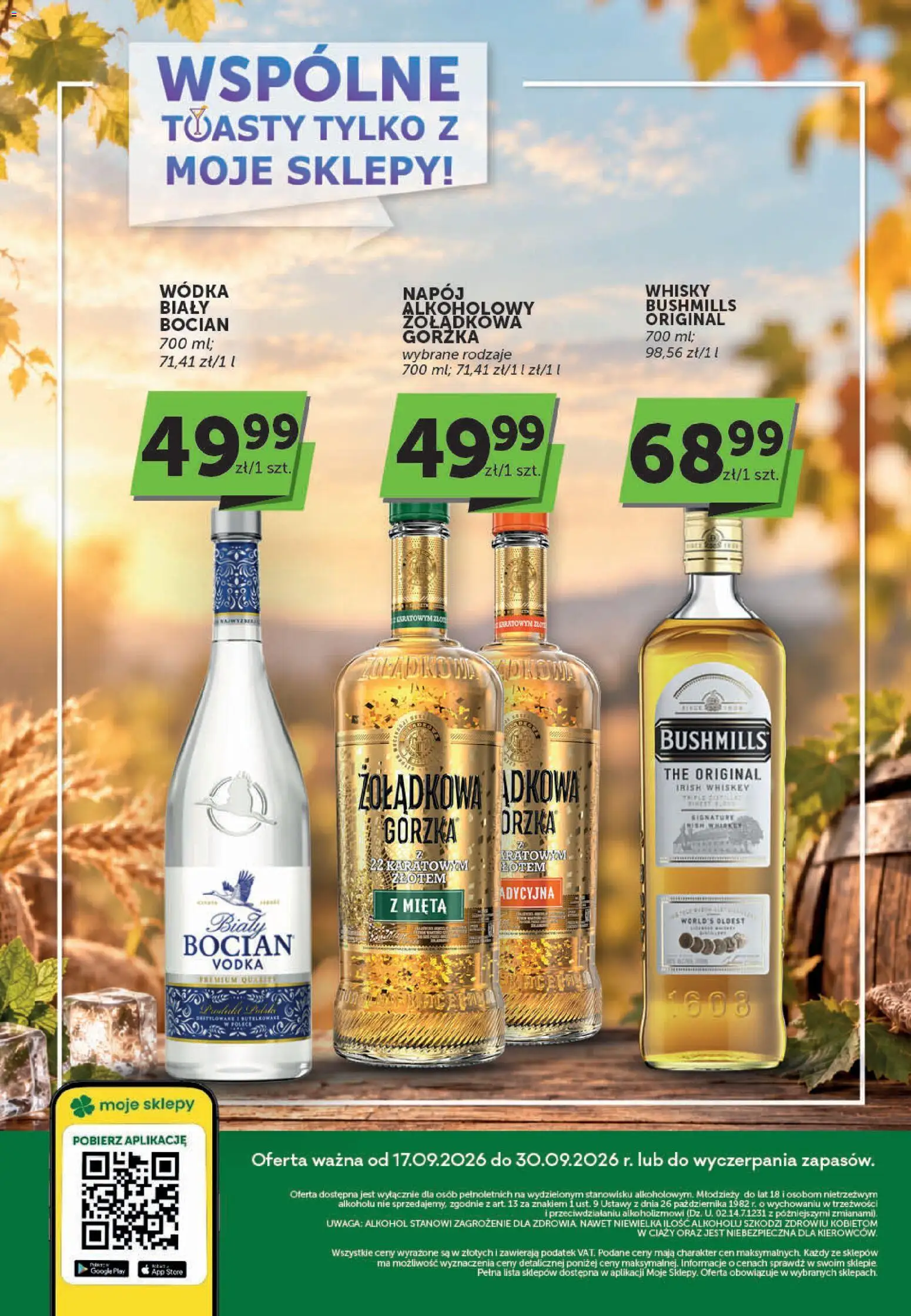 Pogląd gazetki "Groszek gazetka - Oferta alkoholowa" ze sklepu Groszek ważnej od 17.09.2026