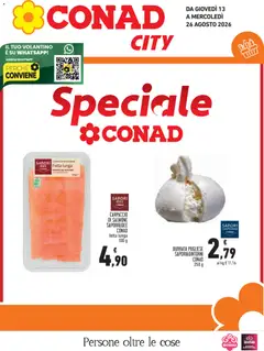 Anteprima dell'opuscolo Conad volantino City Piemonte dal negozio Conad valido da 13/08/2026