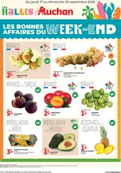 Voorbeeld van Auchan Les bons plan du week end dans votre hyper van winkel Auchan geldig vanaf 17/09/2026