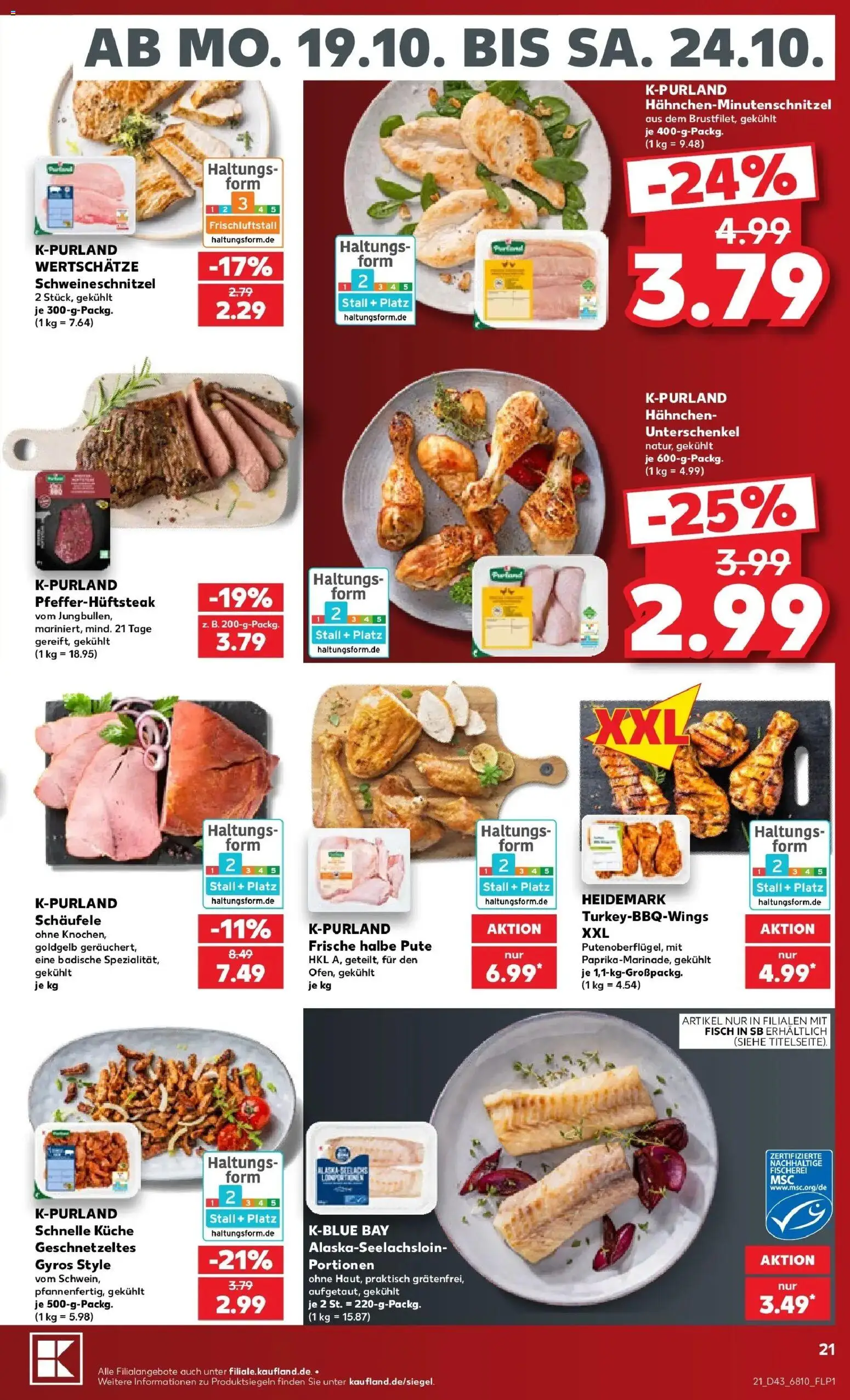 Vorschau von dem Prospekt des Geschäftes Kaufland, gültig ab dem 19.10.2026