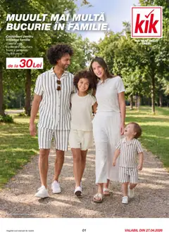 Previzualizarea de cataloage: Kik Kik Catalog valabil de la 27.04.2026