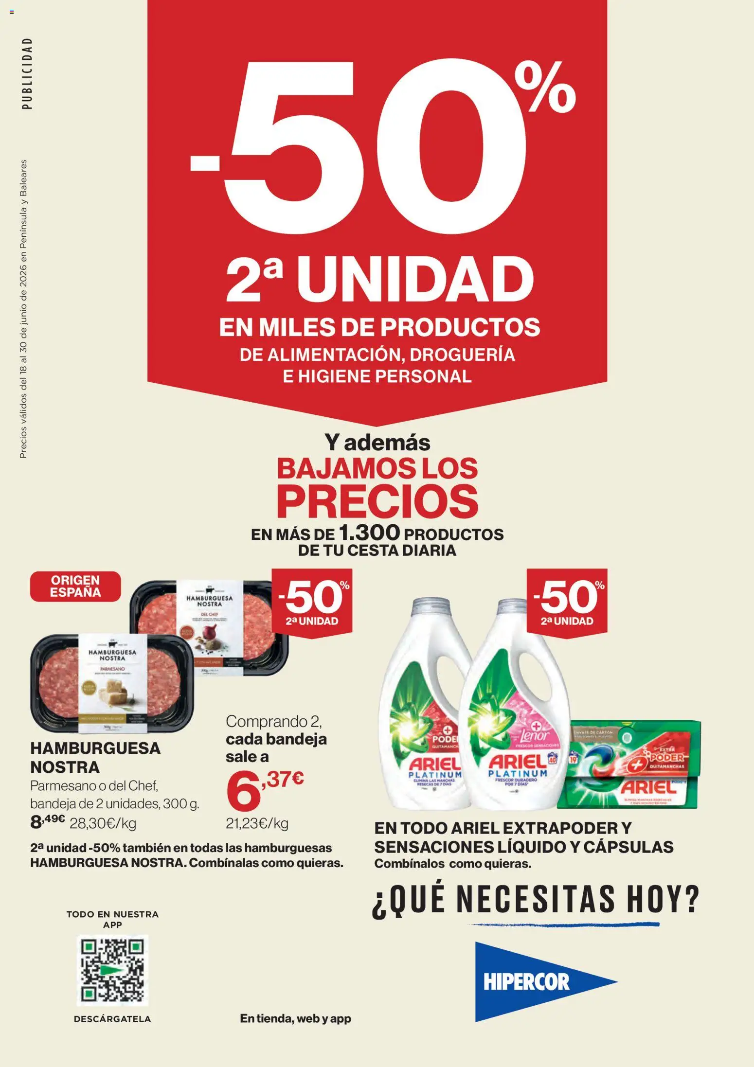 Vista previa del folleto de la tienda Hipercor válido desde el 18/06/2026 