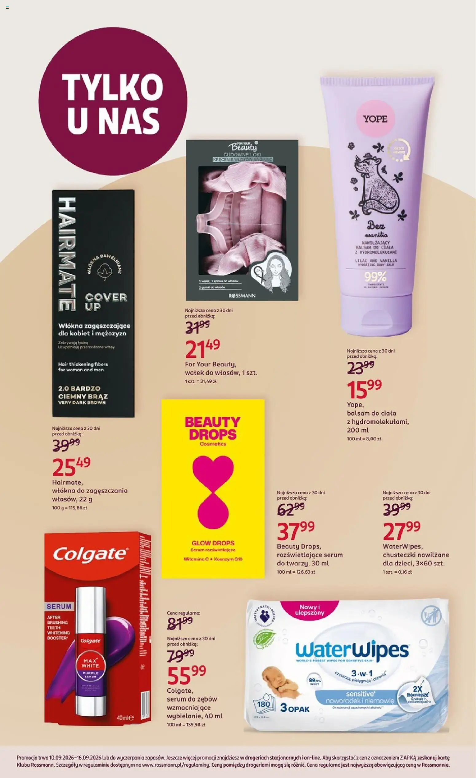 Pogląd gazetki "Rossmann gazetka" ze sklepu Rossmann ważnej od 10.09.2026