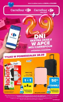 Pogląd gazetki "Carrefour gazetka - Market" ze sklepu Carrefour ważnej od 28.09.2026