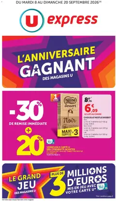 Prévisualisation de U Express catalogue du magasin U Express formulaire valide 08/09/2026