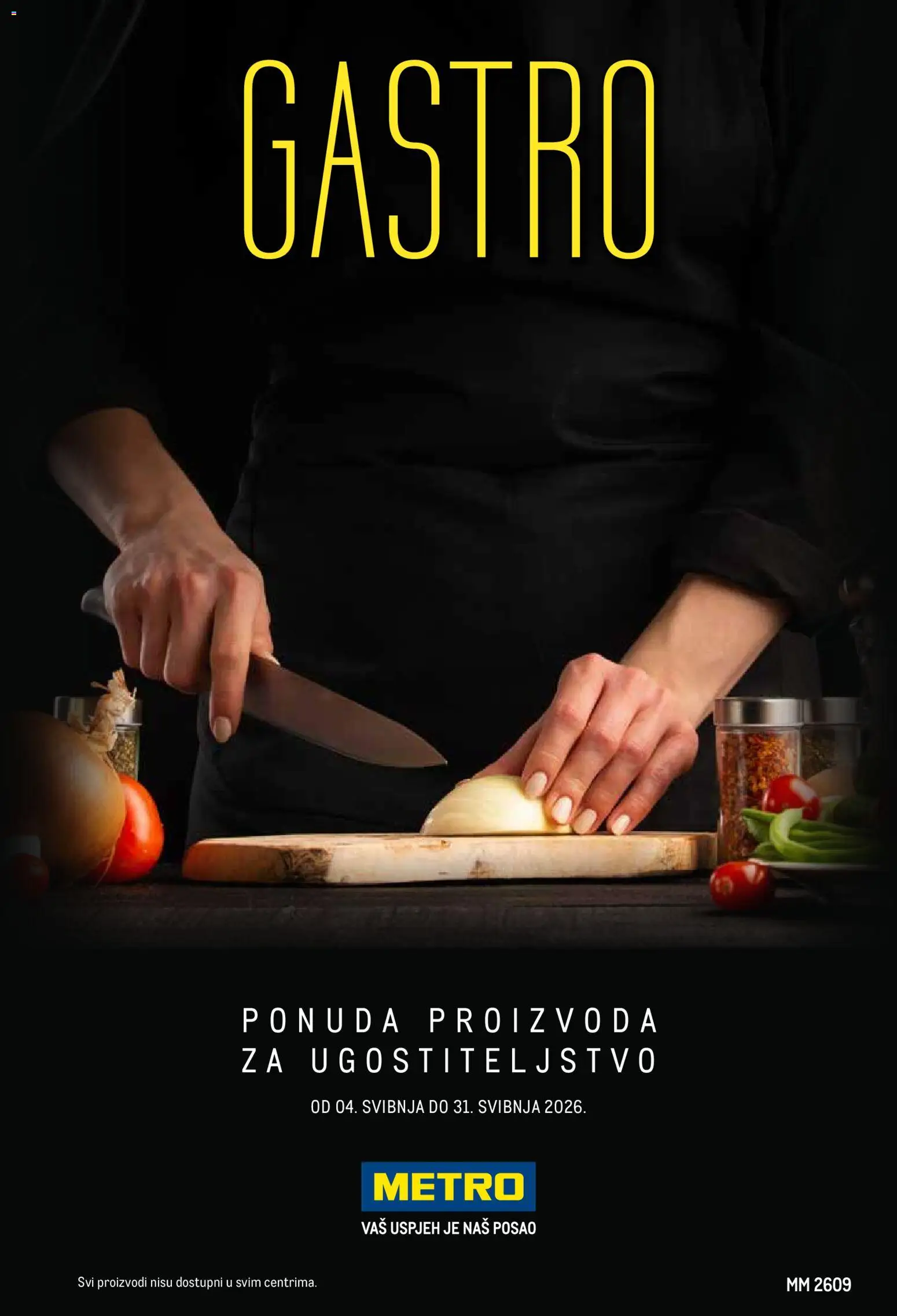 Pregled letka Metro - Gastro trgovine Metro vrijedi od 04.05.2026