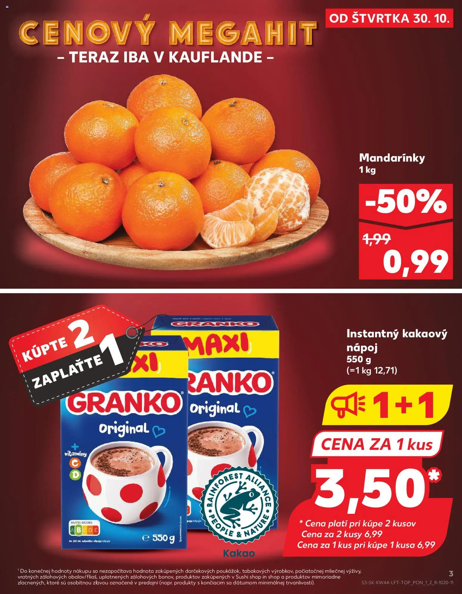 Náhľad Kaufland letáku platného od 30.10.2025