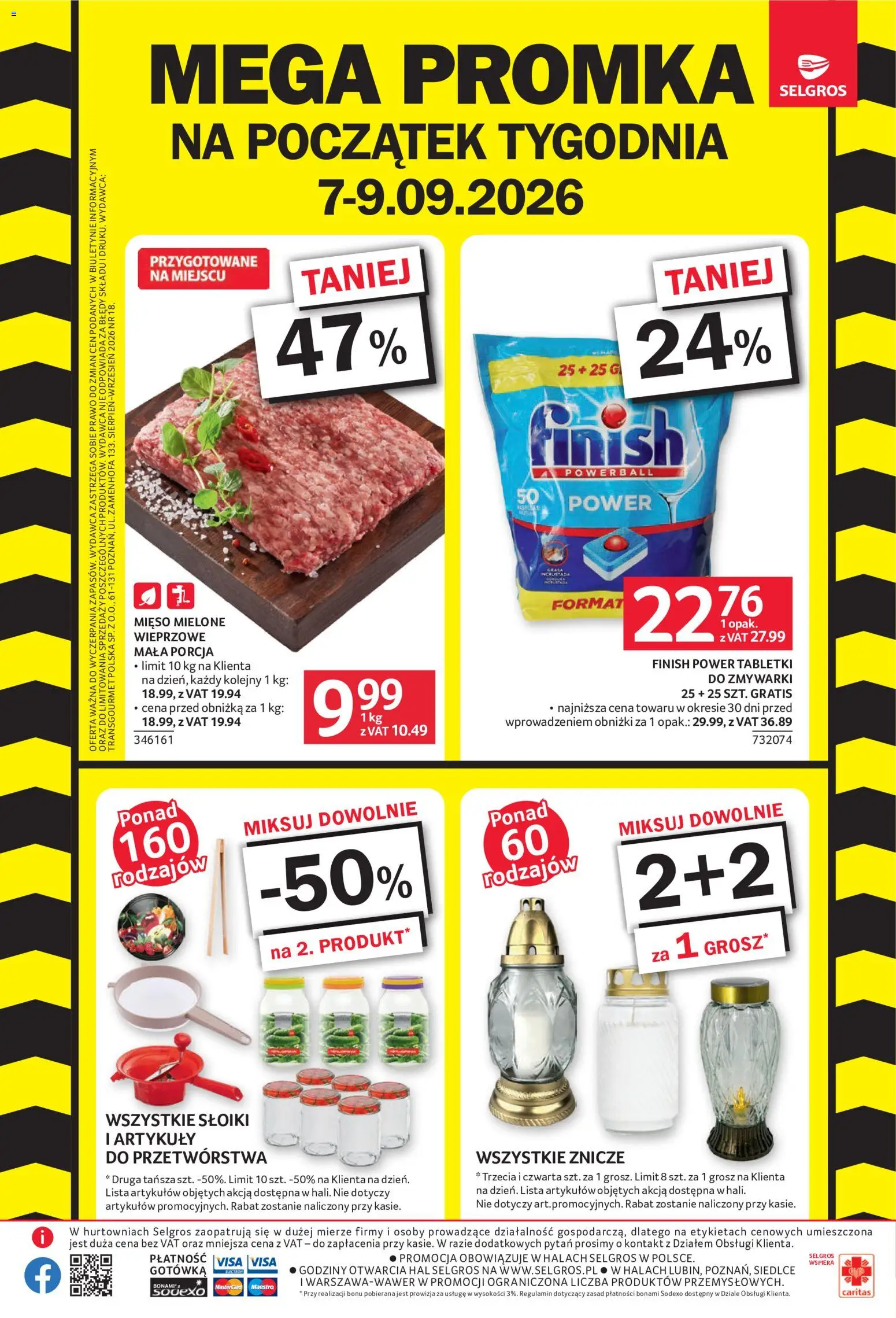 Pogląd gazetki "Selgros cash&carry gazetka - Mega Promka" ze sklepu Selgros cash&carry ważnej od 31.08.2026