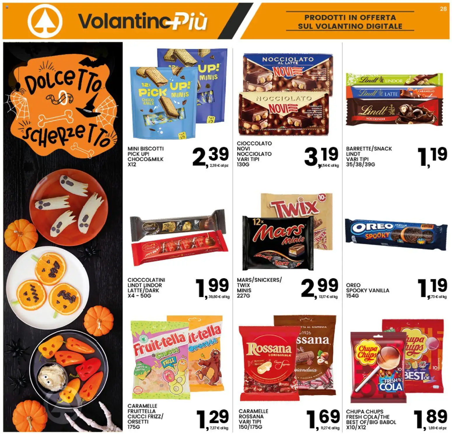 Anteprima dell'opuscolo Interspar volantino dal negozio Interspar valido da 22/10/2026 - The, Biscotti, Latte, Cioccolato, Lindt, Caramelle, Oreo, Cioccolatini