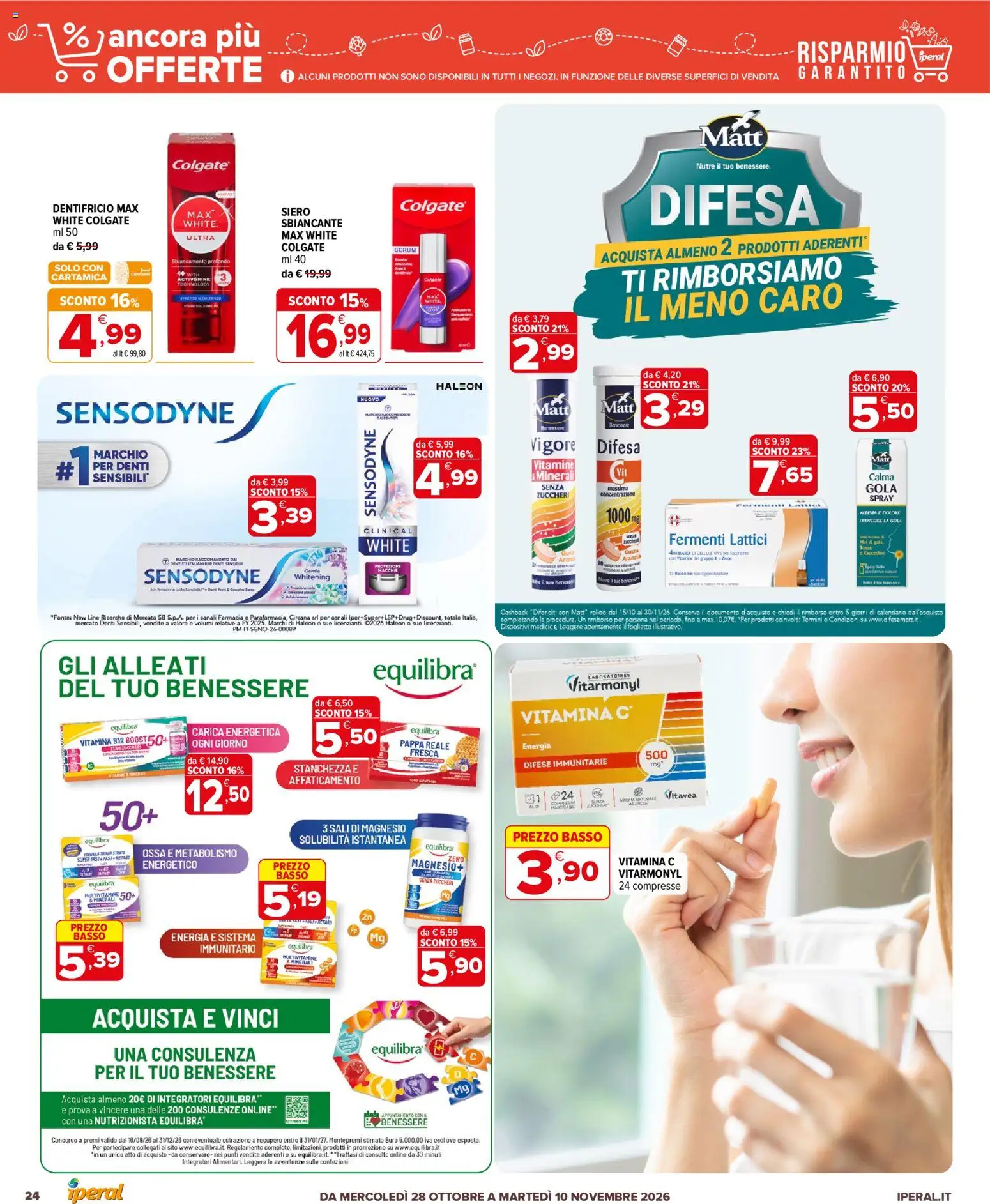 Anteprima dell'opuscolo Iperal volantino Ancora Più Offerte dal negozio Iperal valido da 28/10/2026 - Arancia, Basso, Dentifricio, Caro