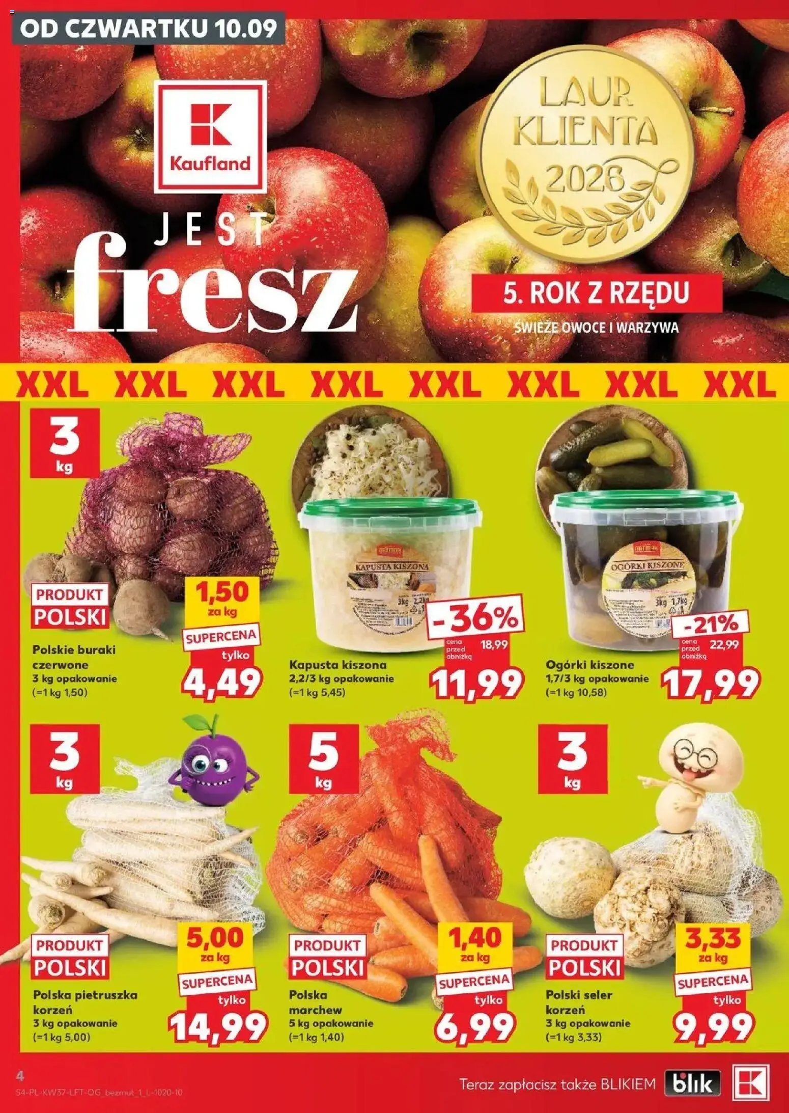 Pogląd gazetki "Kaufland gazetka" ze sklepu Kaufland ważnej od 10.09.2026