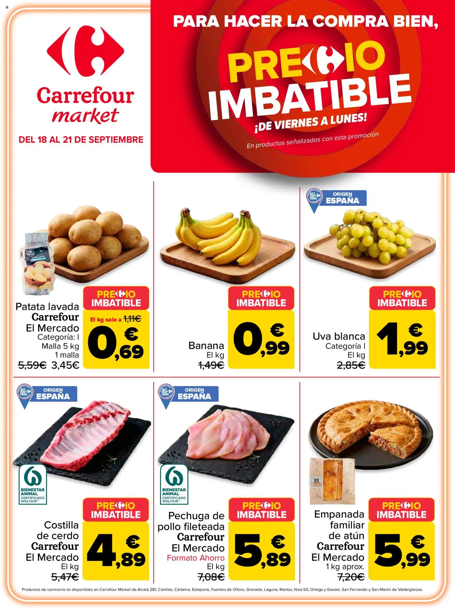 Vista previa del folleto de la tienda Carrefour Market válido desde el 18/09/2026 