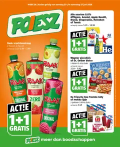 Voorbeeld van Poiesz folder van winkel Poiesz geldig vanaf 21-06-2026