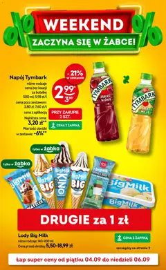 Pogląd gazetki "Żabka gazetka - Weekendowe promocje" ze sklepu Żabka ważnej od 04.09.2026