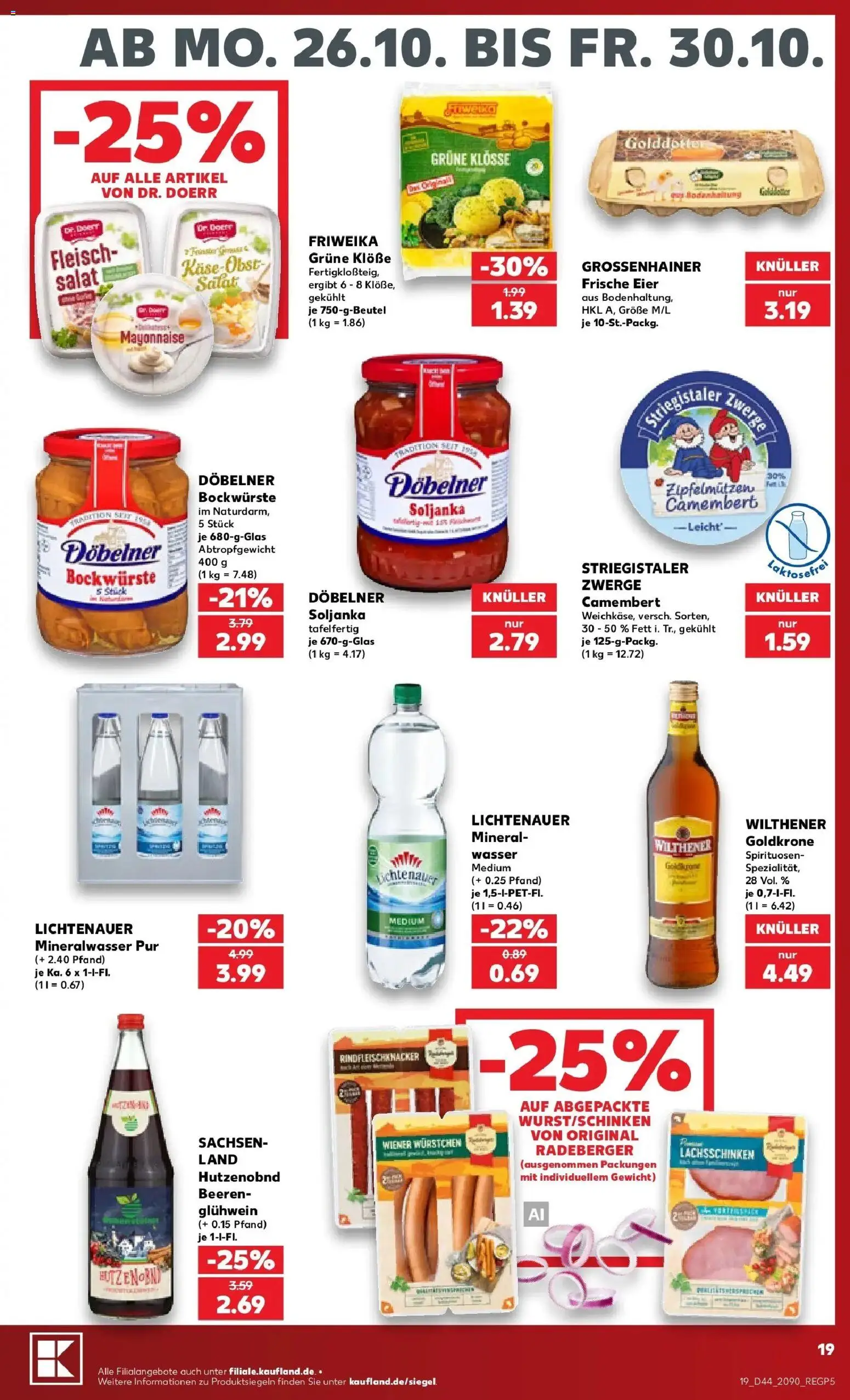 Vorschau von dem Prospekt des Geschäftes Kaufland, gültig ab dem 26.10.2026