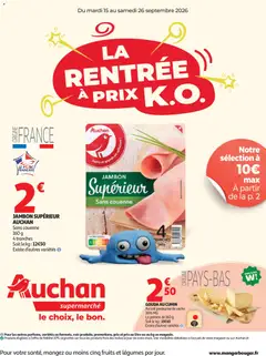 Prévisualisation de Auchan Foire à la bière supers du magasin Auchan formulaire valide 15/09/2026