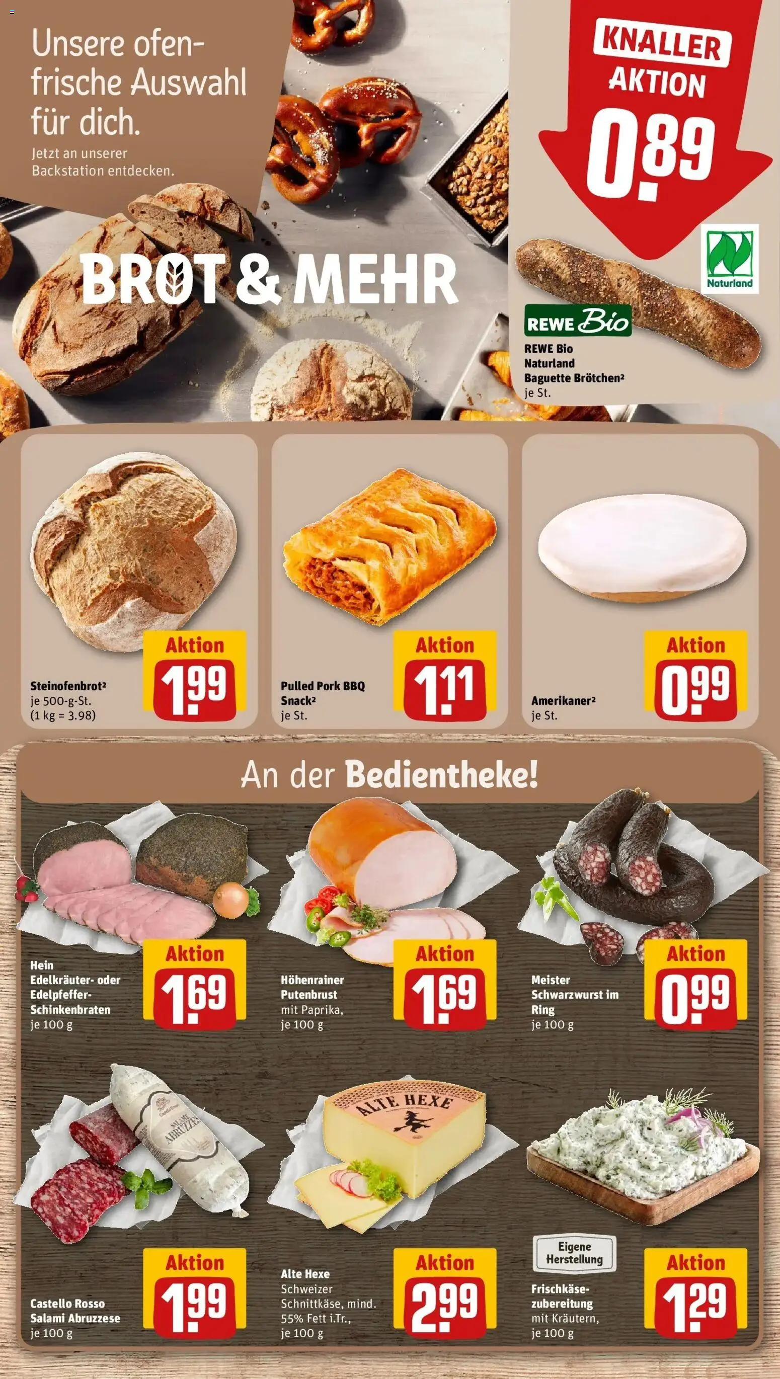 Vorschau von dem Prospekt des Geschäftes Rewe, gültig ab dem 26.10.2026