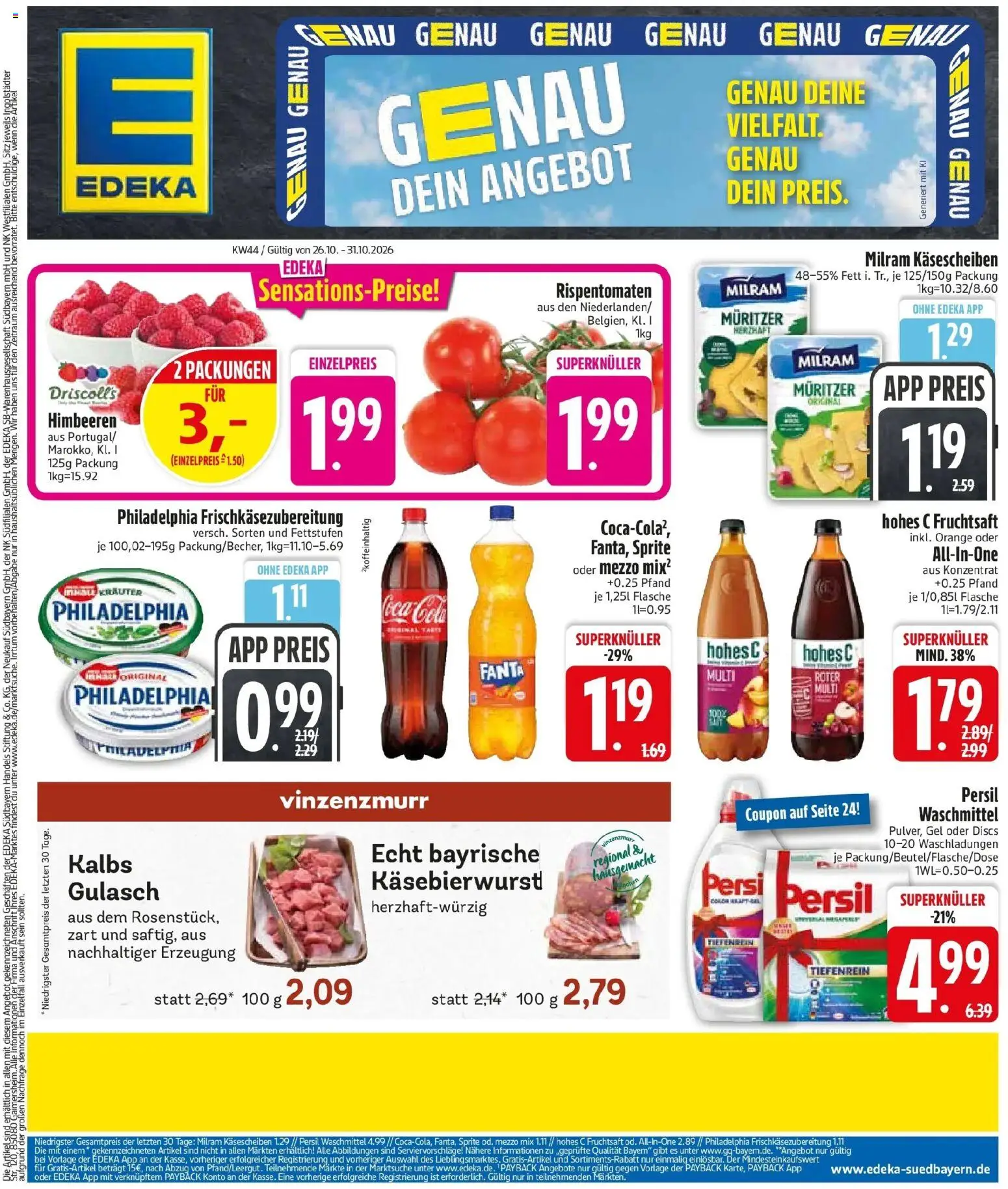 Vorschau von dem Prospekt des Geschäftes Edeka, gültig ab dem 26.10.2026