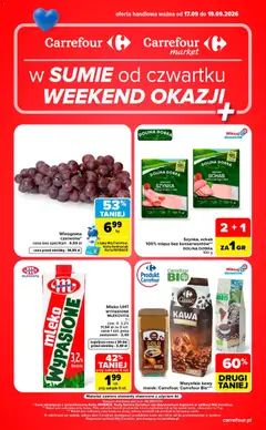 Pogląd gazetki "Carrefour gazetka - Weekend okazji" ze sklepu Carrefour ważnej od 17.09.2026