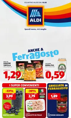 Anteprima dell'opuscolo Aldi volantino dal negozio Aldi valido da 10/08/2026