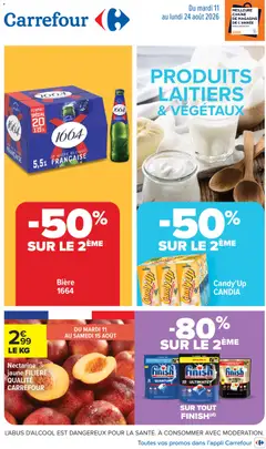 Prévisualisation de Carrefour Produits laitiers & végétaux du magasin Carrefour formulaire valide 11/08/2026