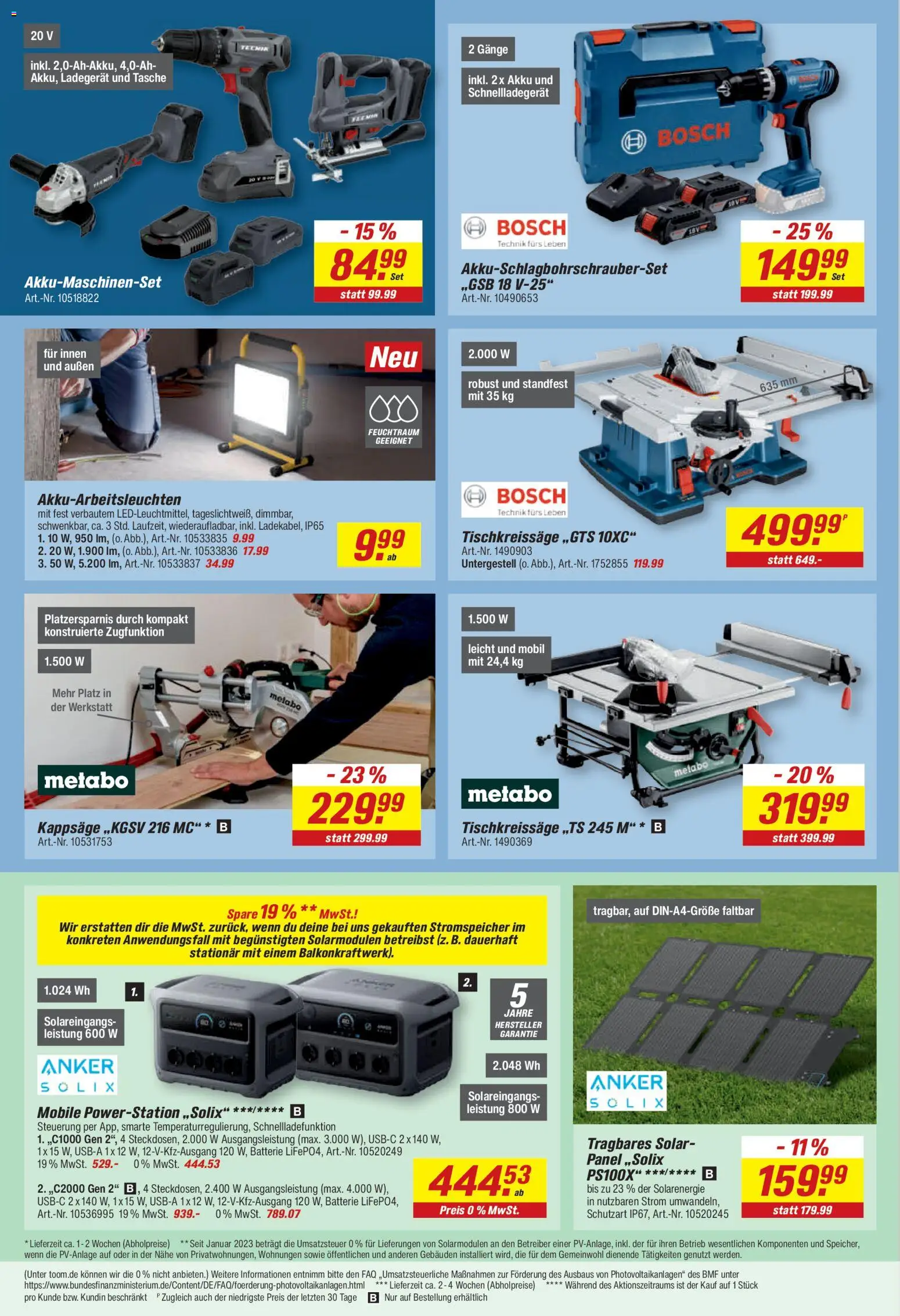 Vorschau von dem Prospekt des Geschäftes Toom Baumarkt, gültig ab dem 26.10.2026