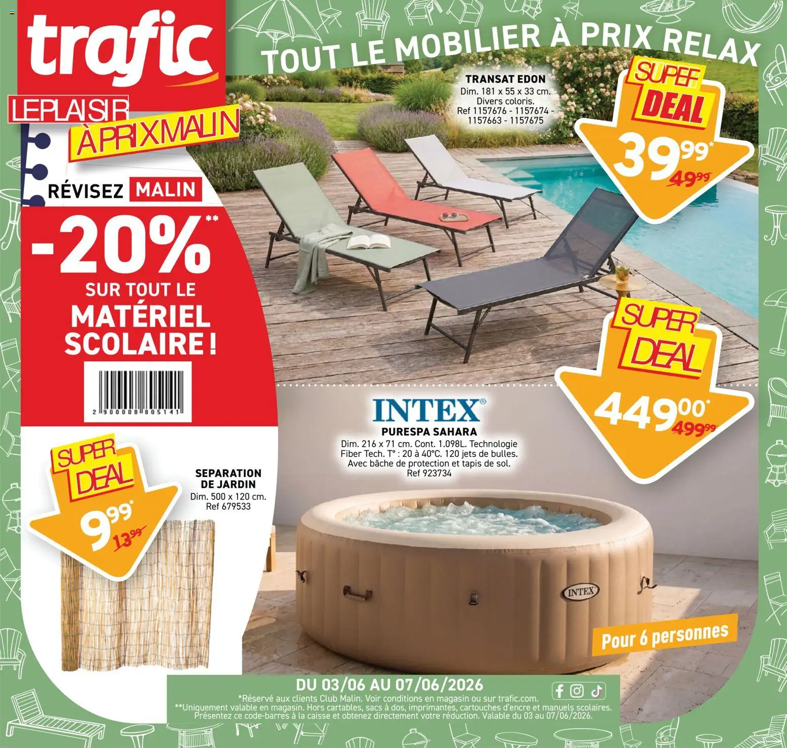 Voorbeeld van Trafic Publicité van winkel Trafic geldig vanaf 03/06/2026