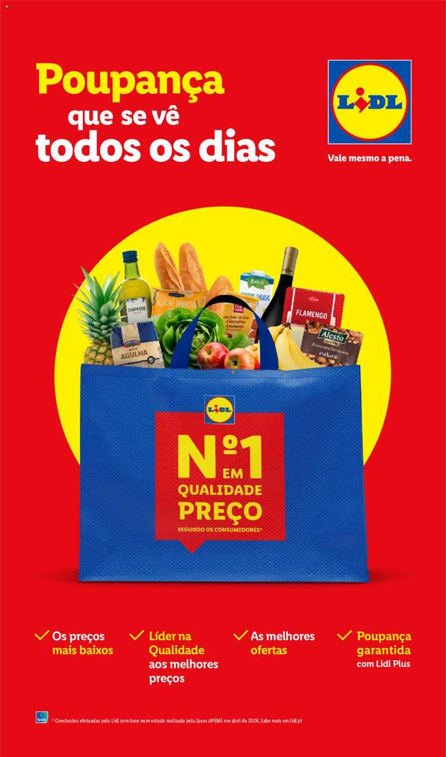 Novo folheto Lidl a partir de 31/08