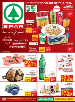 Predogled kataloga iz trgovine Spar veljaven od 26.08.2026
